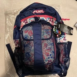 Back pack and matching lunch box for a girl. Brand new still in plastic.